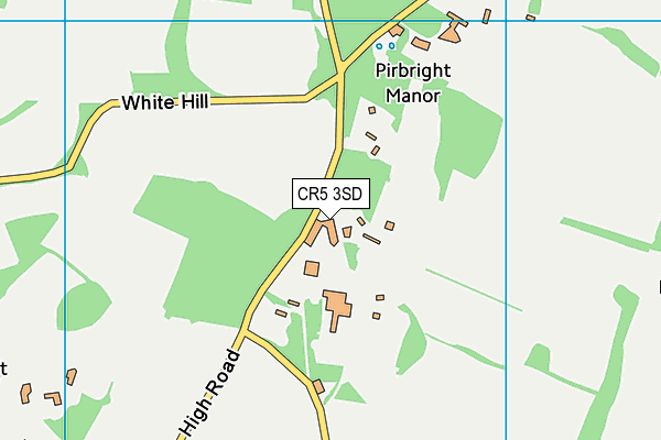 CR5 3SD map - OS VectorMap District (Ordnance Survey)