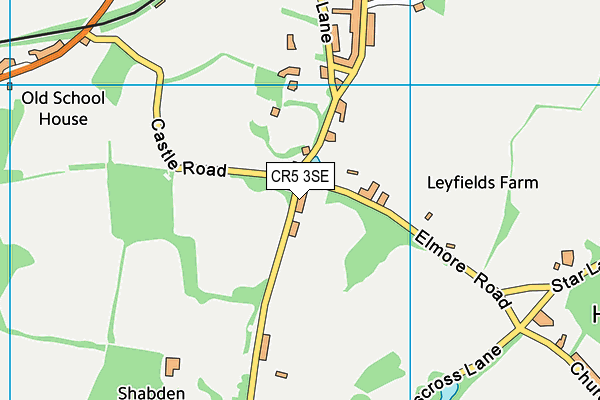 CR5 3SE map - OS VectorMap District (Ordnance Survey)