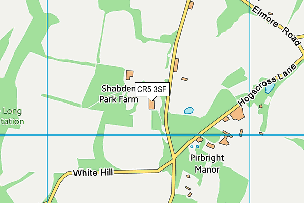CR5 3SF map - OS VectorMap District (Ordnance Survey)