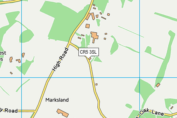 CR5 3SL map - OS VectorMap District (Ordnance Survey)