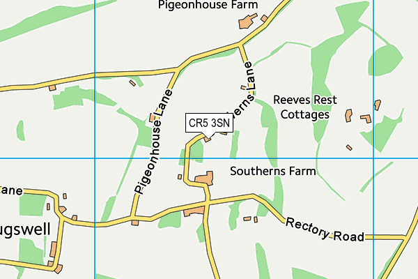 CR5 3SN map - OS VectorMap District (Ordnance Survey)