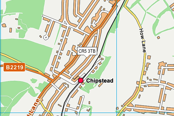 CR5 3TB map - OS VectorMap District (Ordnance Survey)