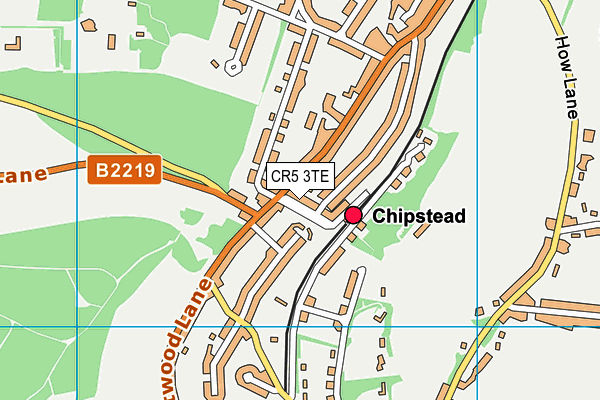 CR5 3TE map - OS VectorMap District (Ordnance Survey)