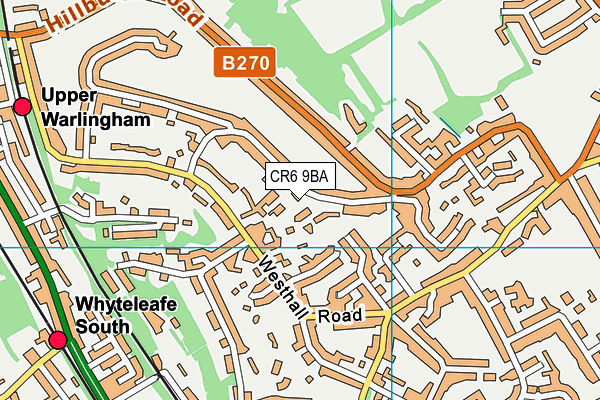 CR6 9BA map - OS VectorMap District (Ordnance Survey)