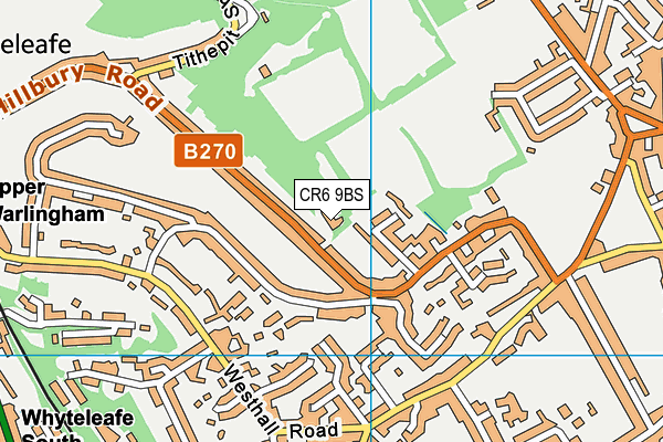 CR6 9BS map - OS VectorMap District (Ordnance Survey)