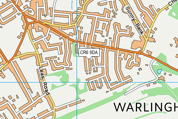 CR6 9DA map - OS VectorMap District (Ordnance Survey)