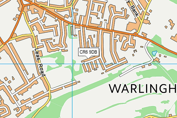 CR6 9DB map - OS VectorMap District (Ordnance Survey)