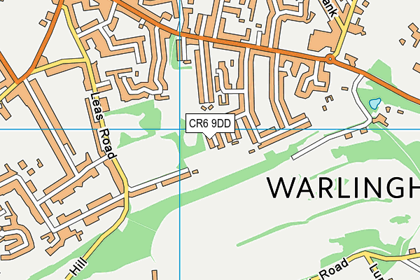CR6 9DD map - OS VectorMap District (Ordnance Survey)