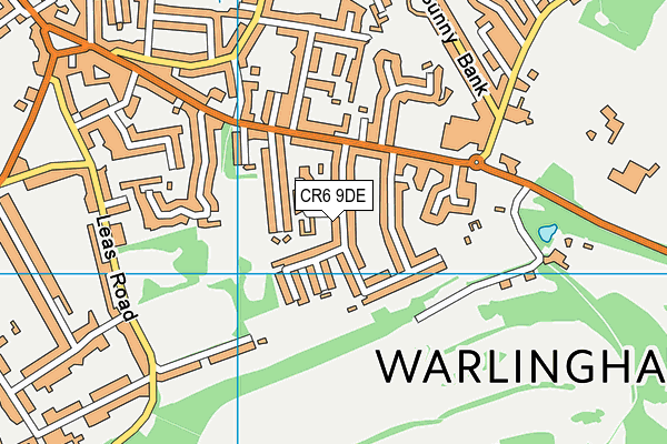 CR6 9DE map - OS VectorMap District (Ordnance Survey)