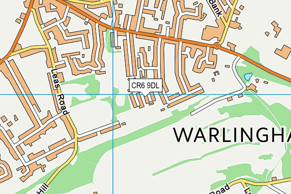 CR6 9DL map - OS VectorMap District (Ordnance Survey)
