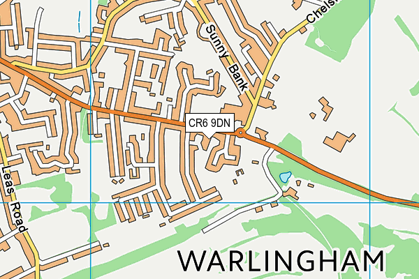 CR6 9DN map - OS VectorMap District (Ordnance Survey)
