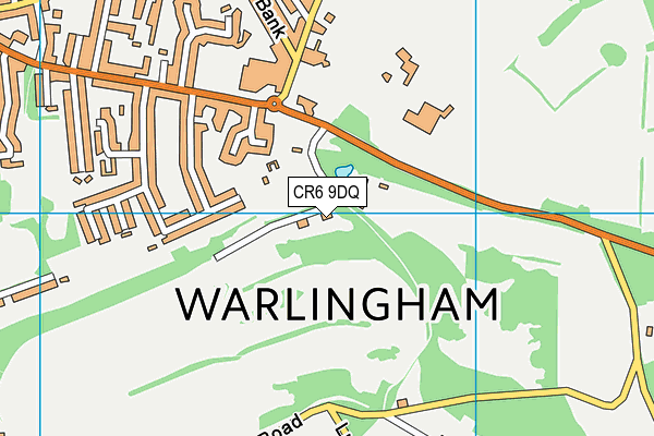 CR6 9DQ map - OS VectorMap District (Ordnance Survey)