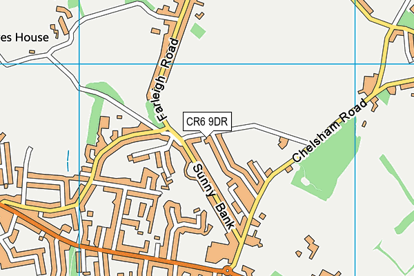 CR6 9DR map - OS VectorMap District (Ordnance Survey)