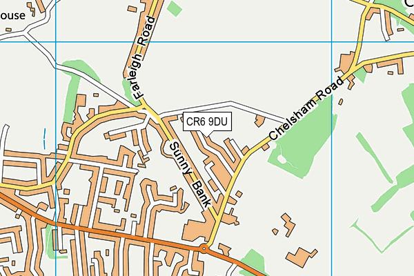 CR6 9DU map - OS VectorMap District (Ordnance Survey)