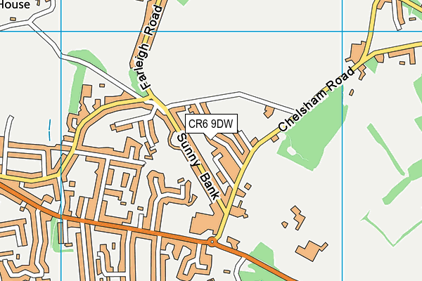 CR6 9DW map - OS VectorMap District (Ordnance Survey)