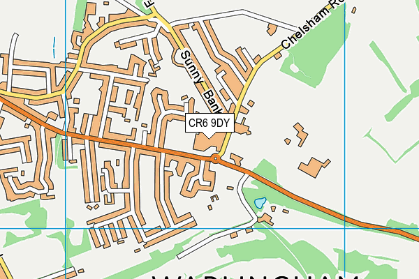 CR6 9DY map - OS VectorMap District (Ordnance Survey)