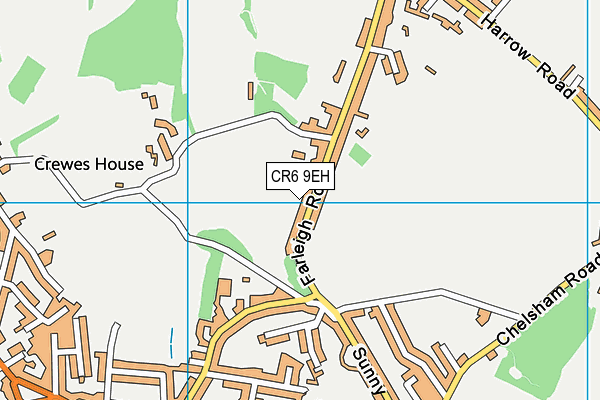 CR6 9EH map - OS VectorMap District (Ordnance Survey)