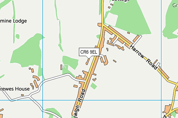 CR6 9EL map - OS VectorMap District (Ordnance Survey)