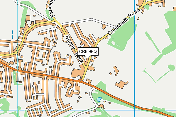 CR6 9EQ map - OS VectorMap District (Ordnance Survey)