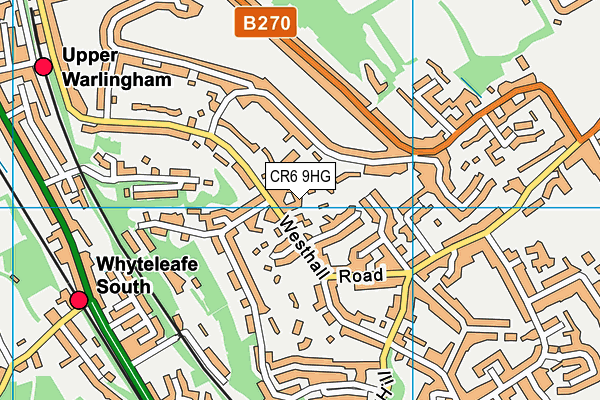 CR6 9HG map - OS VectorMap District (Ordnance Survey)