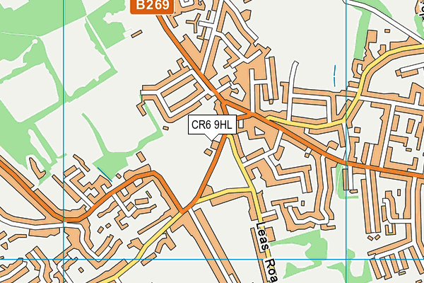 CR6 9HL map - OS VectorMap District (Ordnance Survey)