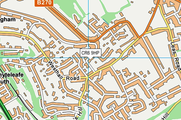 CR6 9HP map - OS VectorMap District (Ordnance Survey)