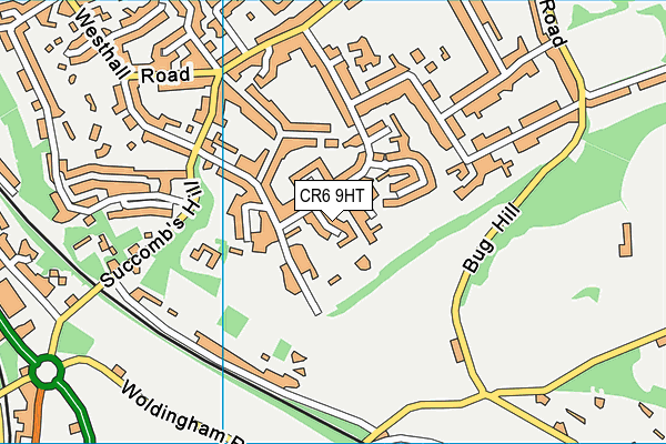CR6 9HT map - OS VectorMap District (Ordnance Survey)