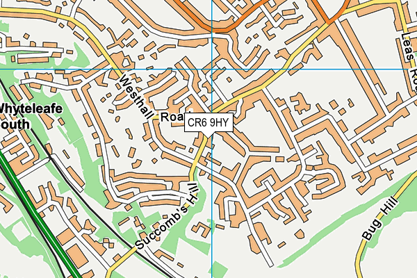 CR6 9HY map - OS VectorMap District (Ordnance Survey)