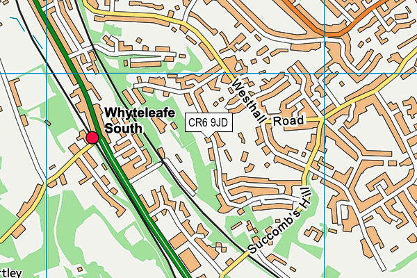 CR6 9JD map - OS VectorMap District (Ordnance Survey)