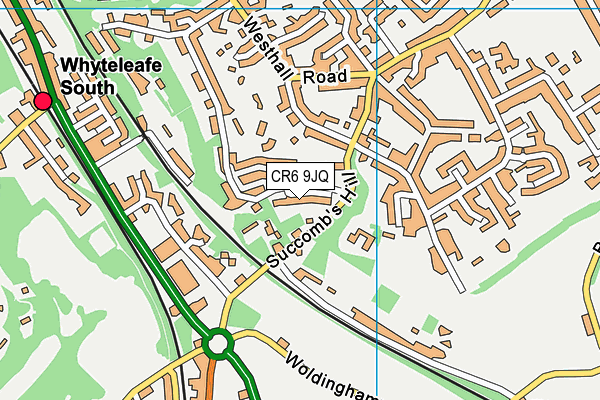 CR6 9JQ map - OS VectorMap District (Ordnance Survey)