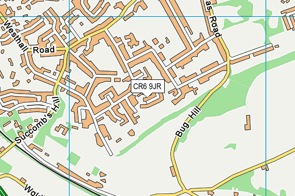CR6 9JR map - OS VectorMap District (Ordnance Survey)