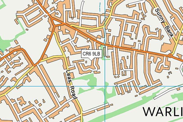 CR6 9LB map - OS VectorMap District (Ordnance Survey)