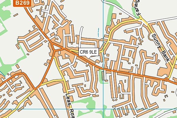 CR6 9LE map - OS VectorMap District (Ordnance Survey)