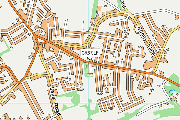CR6 9LF map - OS VectorMap District (Ordnance Survey)