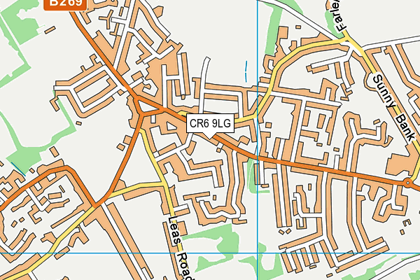 CR6 9LG map - OS VectorMap District (Ordnance Survey)