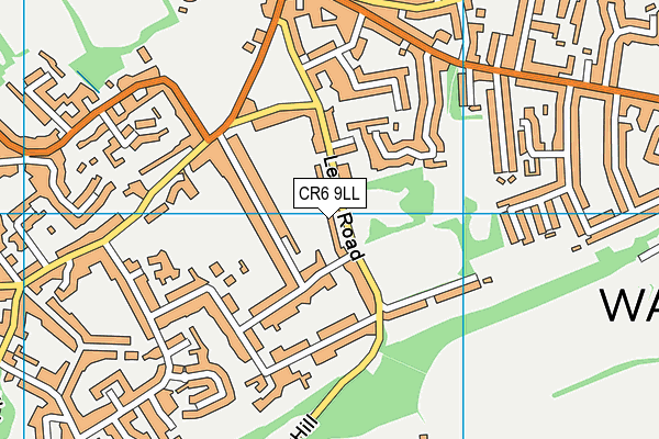 CR6 9LL map - OS VectorMap District (Ordnance Survey)