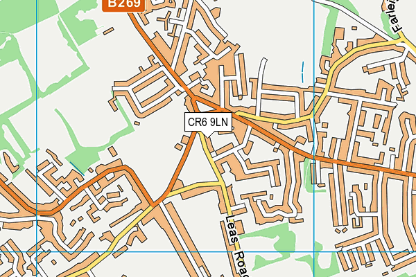 CR6 9LN map - OS VectorMap District (Ordnance Survey)