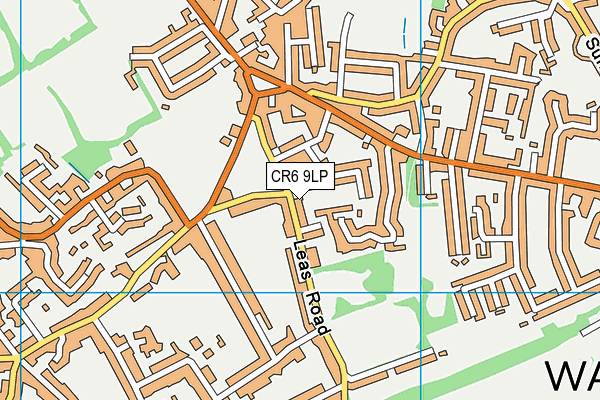 CR6 9LP map - OS VectorMap District (Ordnance Survey)