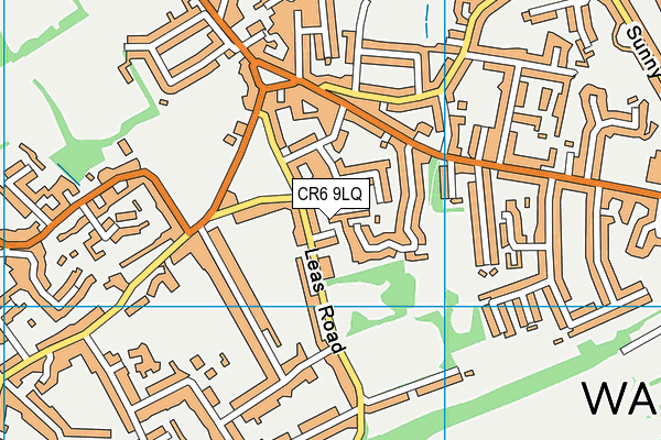 CR6 9LQ map - OS VectorMap District (Ordnance Survey)