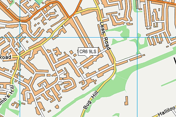 CR6 9LS map - OS VectorMap District (Ordnance Survey)