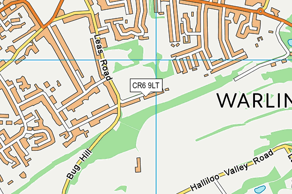 CR6 9LT map - OS VectorMap District (Ordnance Survey)