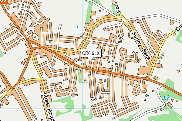 CR6 9LX map - OS VectorMap District (Ordnance Survey)