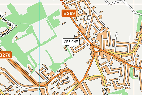 CR6 9NE map - OS VectorMap District (Ordnance Survey)
