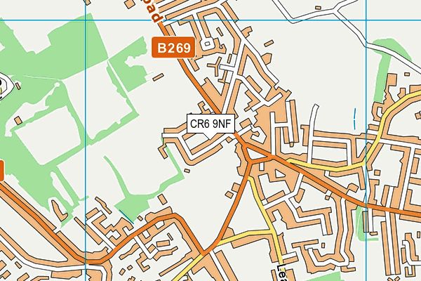 CR6 9NF map - OS VectorMap District (Ordnance Survey)