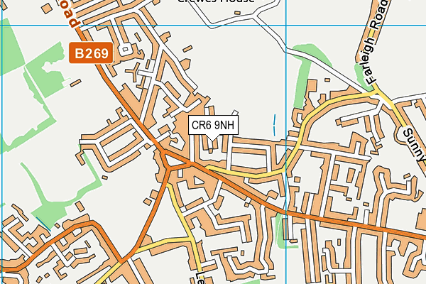 CR6 9NH map - OS VectorMap District (Ordnance Survey)