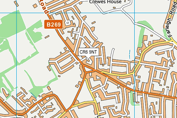CR6 9NT map - OS VectorMap District (Ordnance Survey)