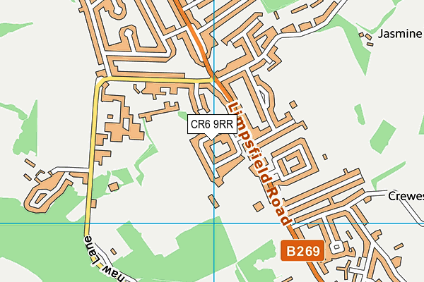 CR6 9RR map - OS VectorMap District (Ordnance Survey)