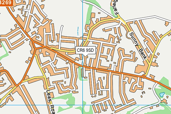 CR6 9SD map - OS VectorMap District (Ordnance Survey)