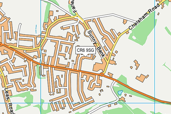 CR6 9SG map - OS VectorMap District (Ordnance Survey)