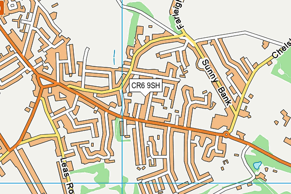 CR6 9SH map - OS VectorMap District (Ordnance Survey)